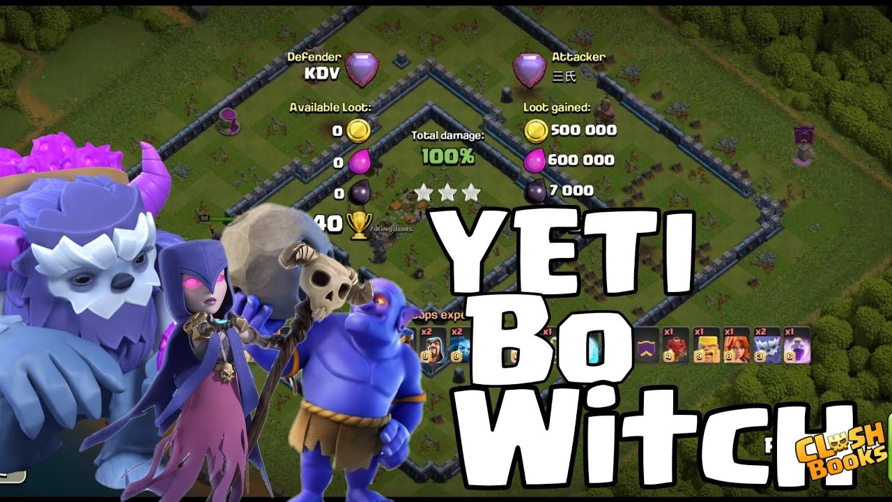 YETIBOWITCH JUST TOO GOOD!!! BEST TH13 6K TROPHY PUSHING ATTACK STRATEGY | CLASH OF CLANS |