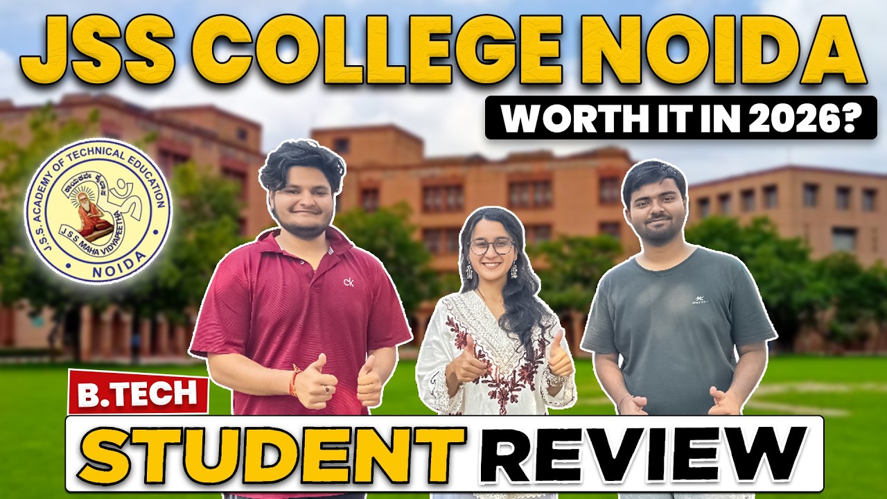JSS Noida Student Review | Direct Admission Process | Placements | BTech CSE Cutoff | Campus Tour