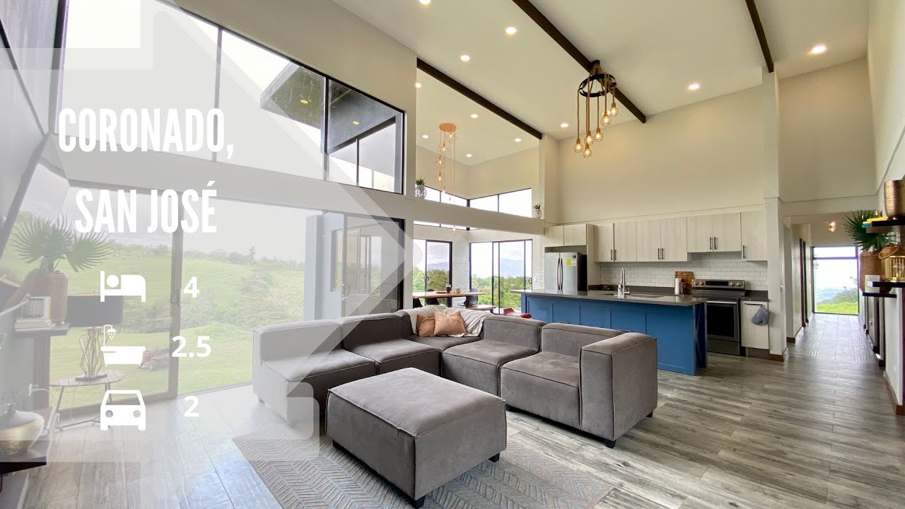 Venta de casas en Costa Rica🏡Extensa propiedad con casa de un nivel, Coronado, San José, Costa Rica