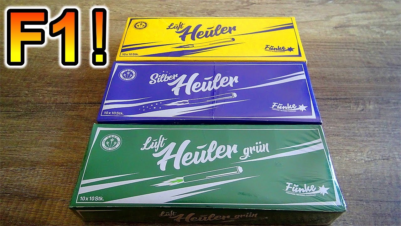 FUNKE LUFTHEULER | F1 Variante | Gelb, Silber, Grün