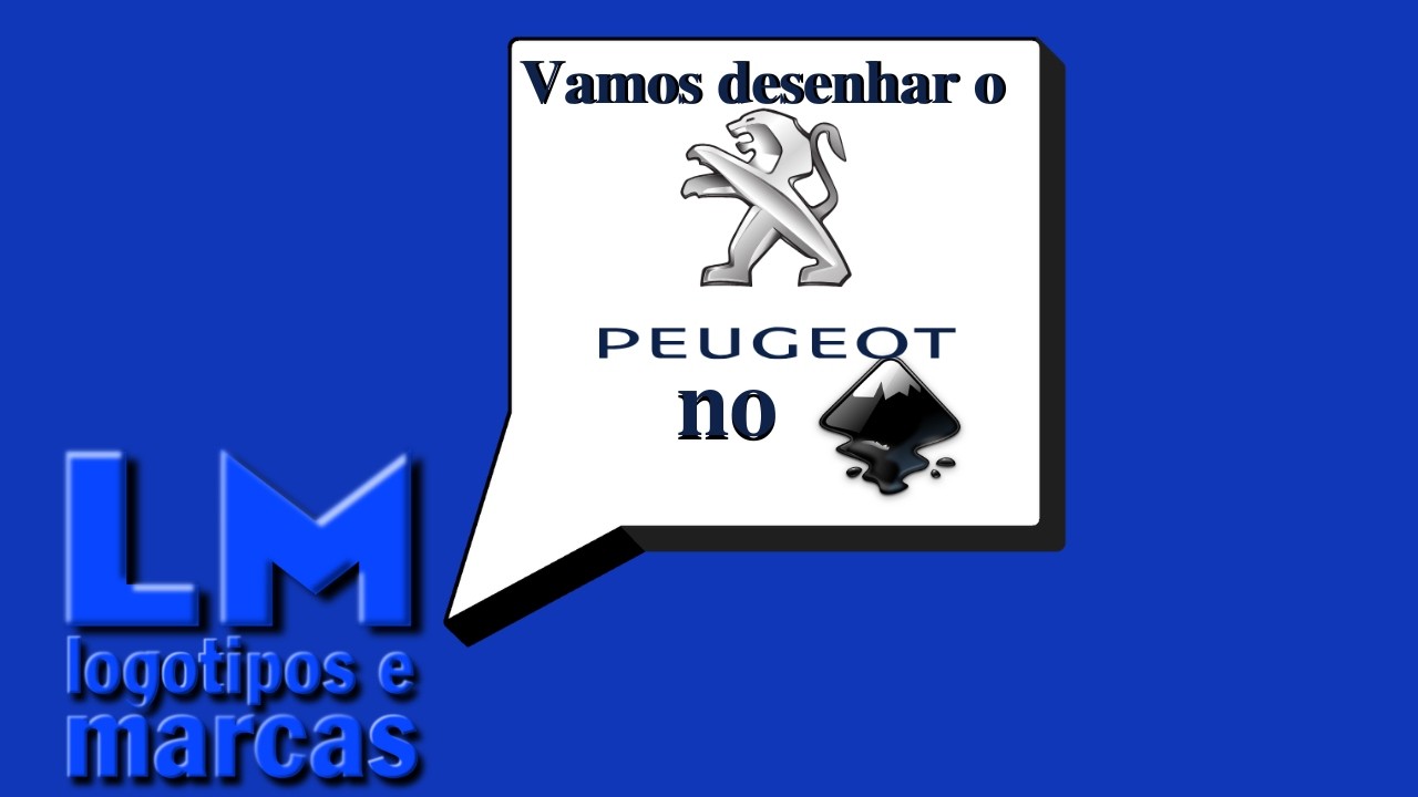 Como desenhar a logo da Peugeot no Inkscape!