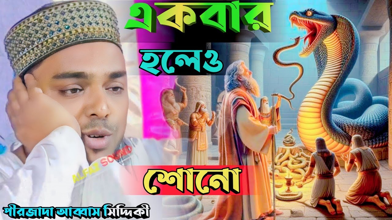 মুসা নবীর ঘটনা//পীরজাদা আব্বাস সিদ্দিকী//peerzada Abbas Siddiqui