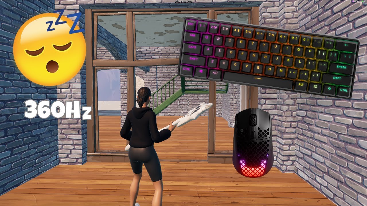 SteelSeries Apex Pro Mini 😴 Tilted Zone Wars 🏆 Satisfying Keyboard Fortnite 360fps 4k
