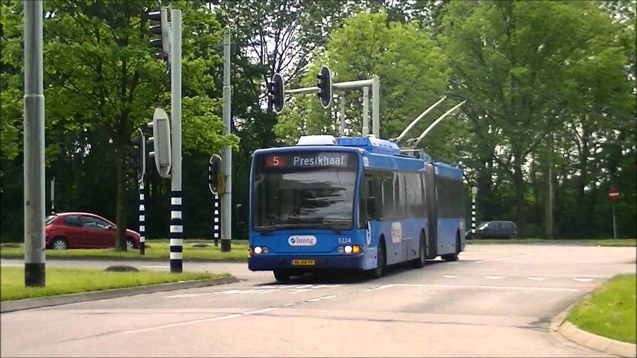Breng trolleybussen door Arnhem (17 mei 2012)