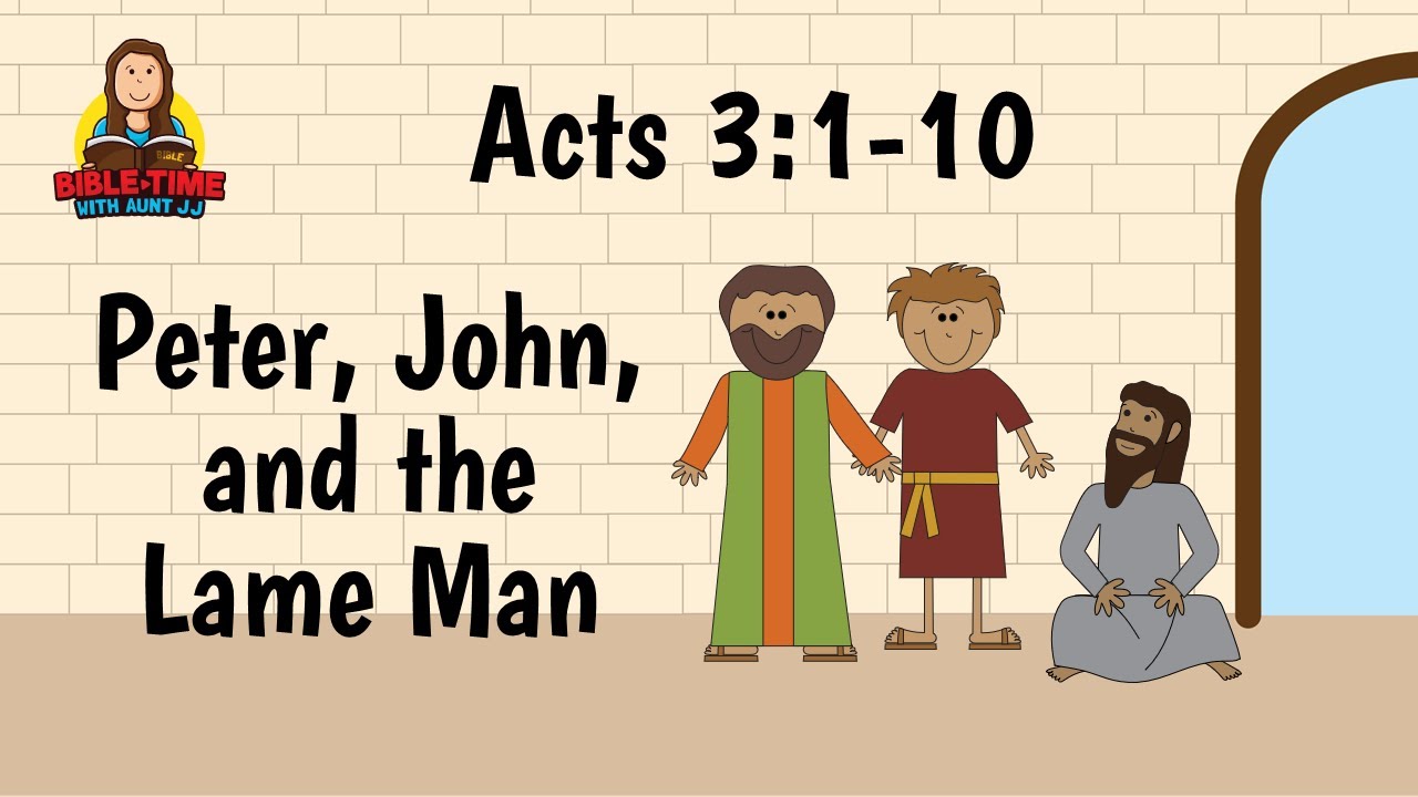What happened with Peter, John, and a lame man?