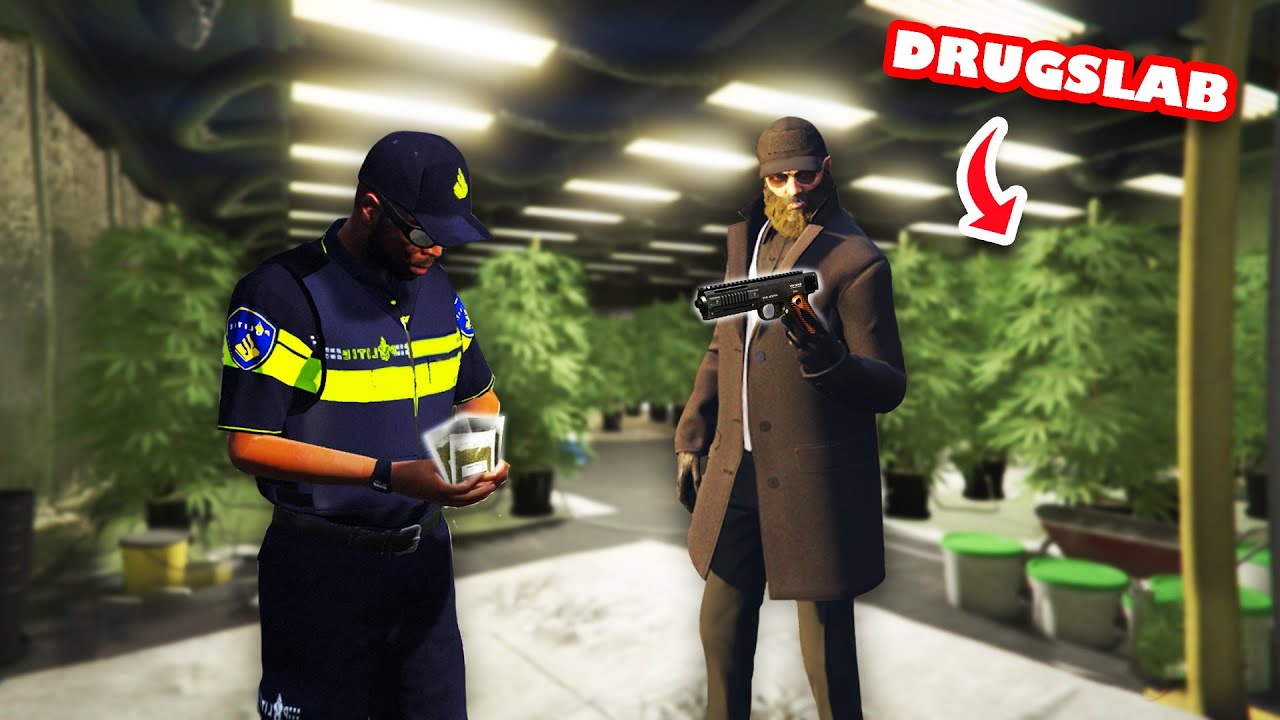 CRIMINEEL LAB GEVONDEN MET POLITIE!! - Roerveen Roleplay GTA