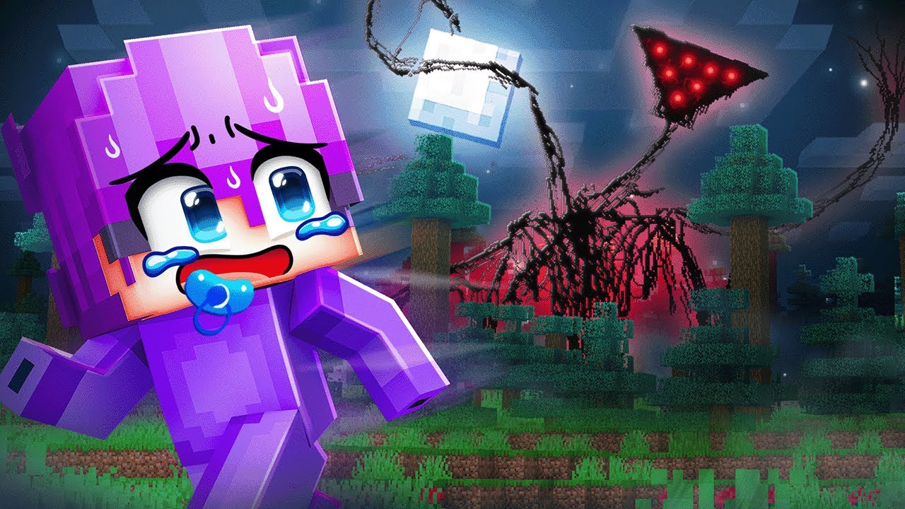 Playing As THE BROKEN SCRIPT To Troll Baby Dash in Minecraft&hellip;