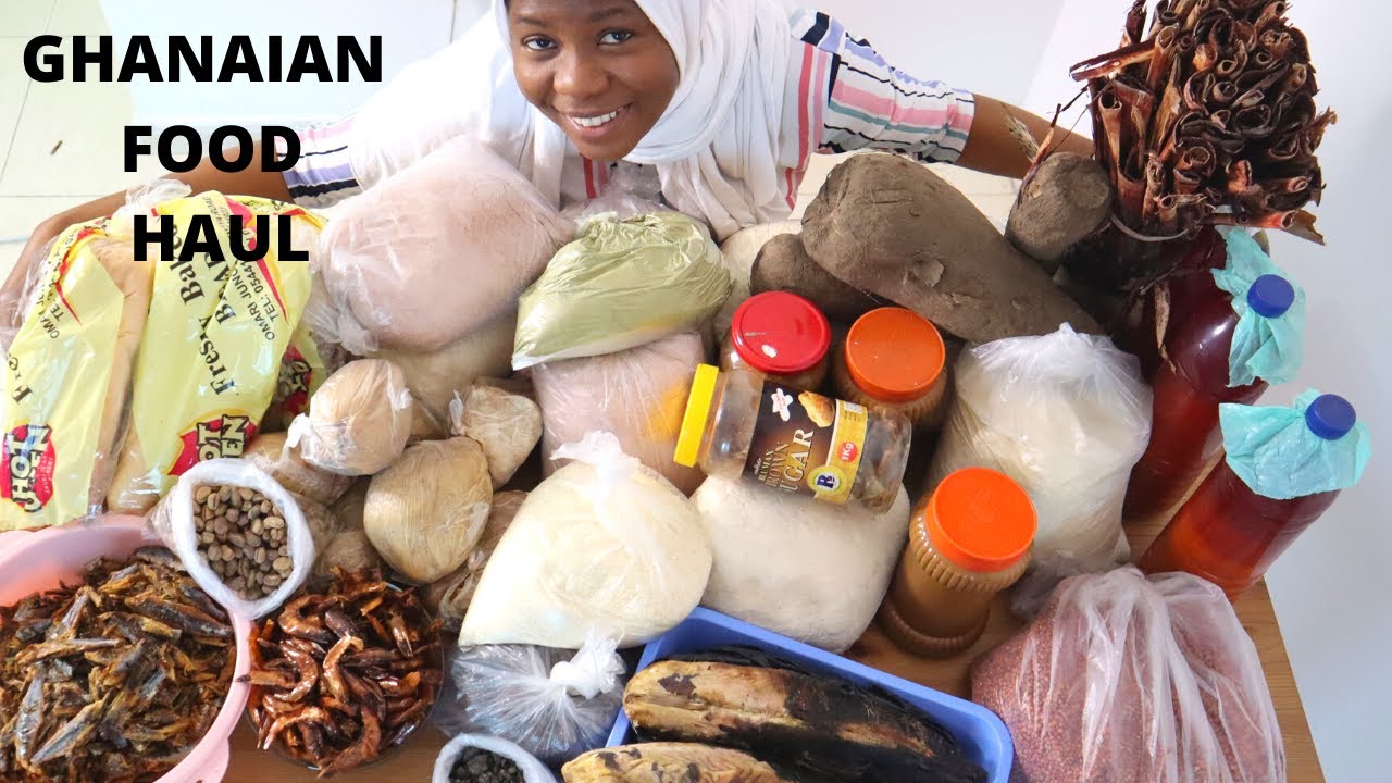 My Ghanaian food haul ( what my family brought from Ghana)