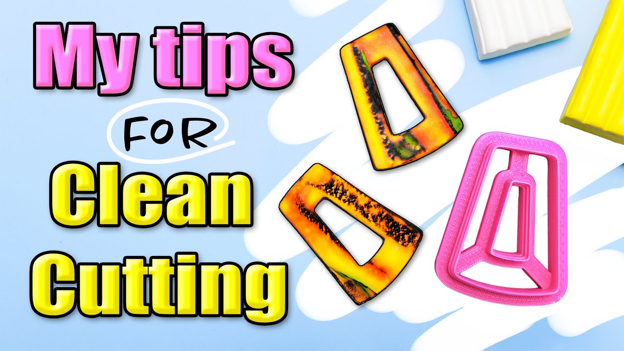 Clean Cutting with Polymer Clay Cutters. My Tips for Beginners