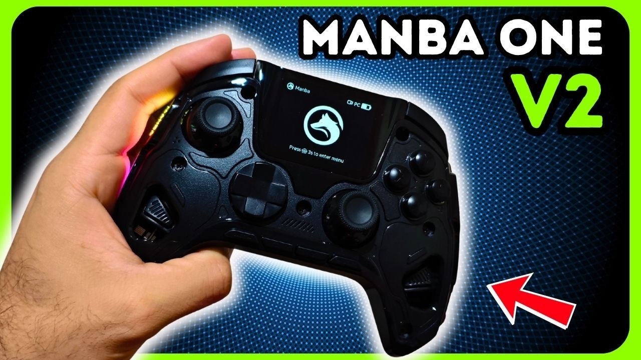 Manba One V2: O melhor controle do MUNDO Unboxing com Testes e todas a Funções | Review Manba One V2