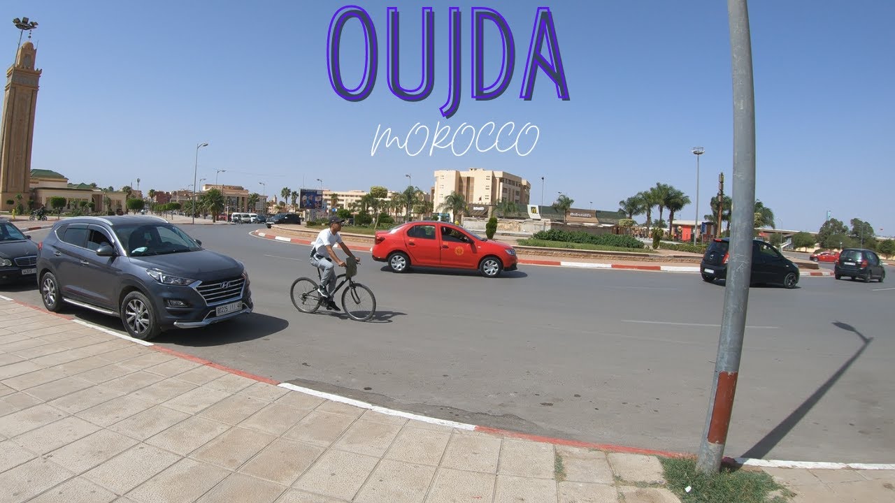 MOROCCO OUJDA CITY 2022 (OUED NACHEF) Walking Tour 【4K】