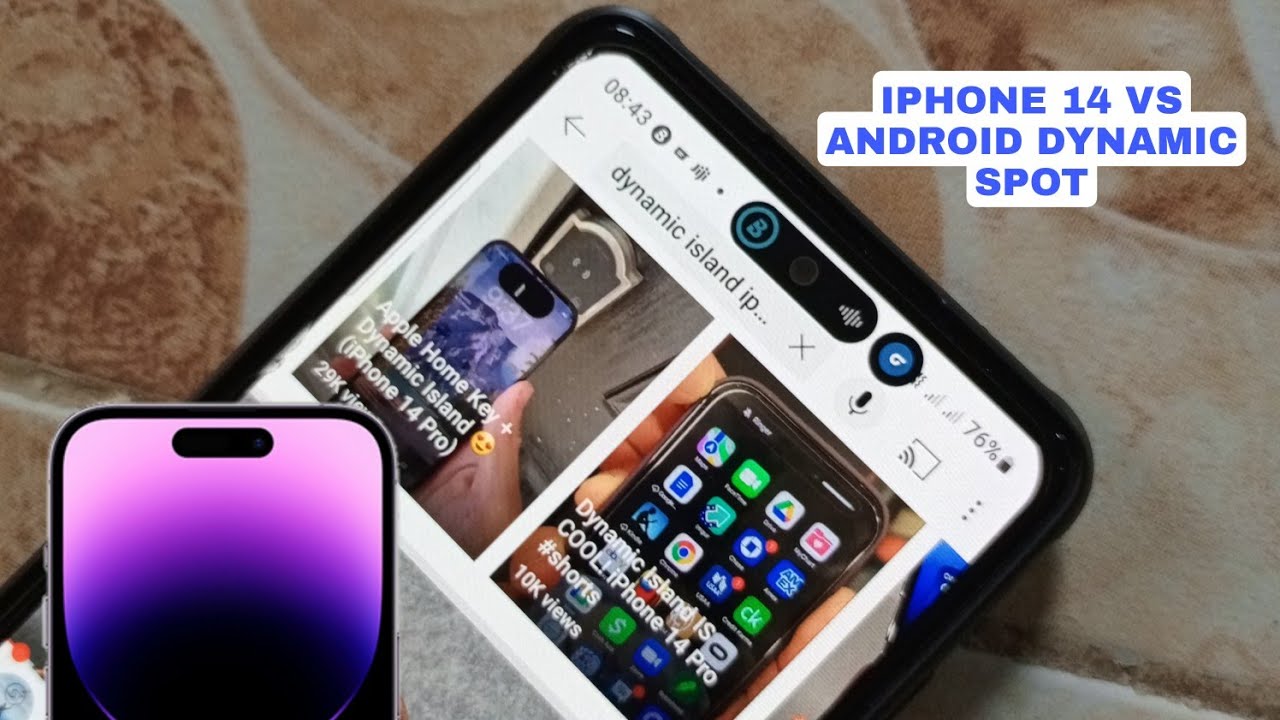 Dynamic Spot apk vs IPhone 14 Dynamic Island Full Reviews see the best !