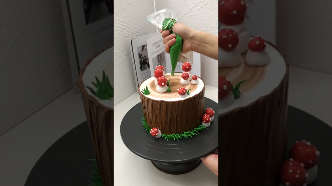 The mushroom cake