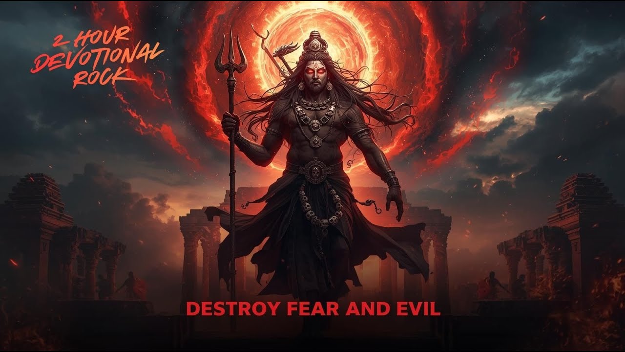 Om Kalbhairava Namah 🔱 | 2 Hours Bhairava Mantra Meditation | Destroy Fear • Guard the Threshold