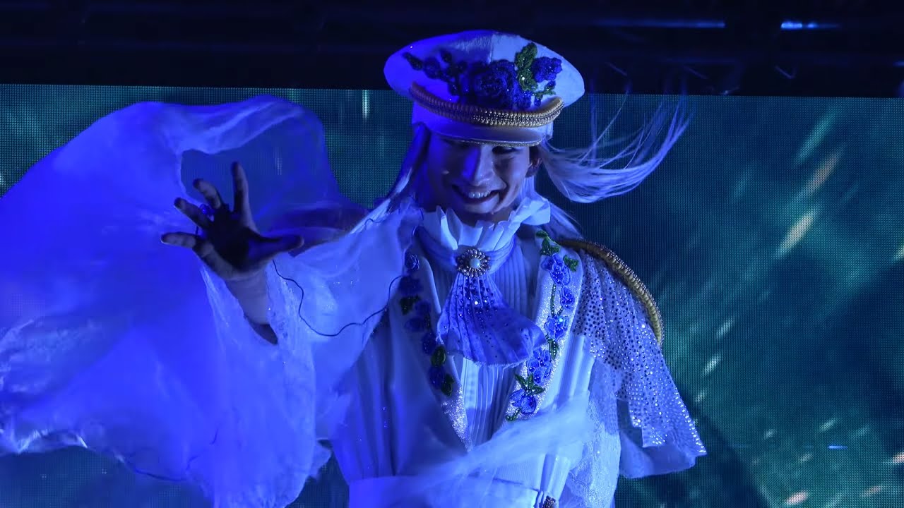 不気味な笑みを浮かべるカーネルくん【USJ ハミクマパーティ 4K】Universal Studios Japan ハミクマ・シャウト・イット・アウト・パーティ
