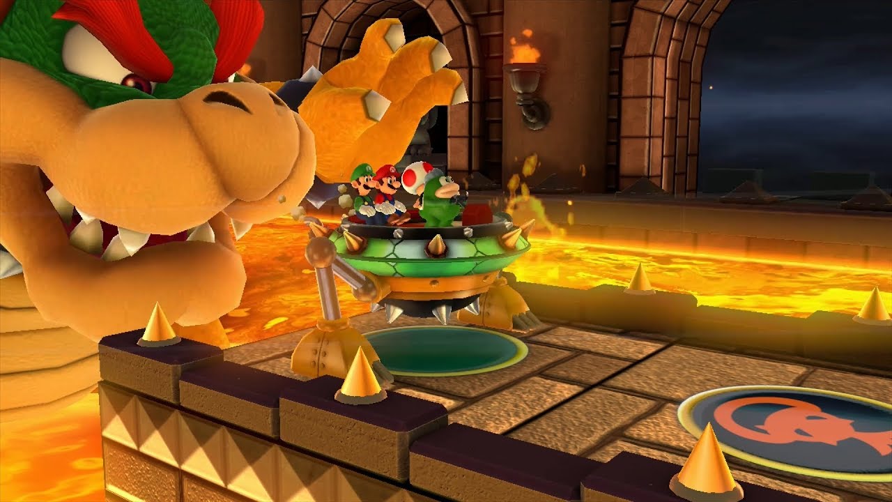 Mario Party 10 Bowser Party #216 Spike, Toad, Mario, Luigi Chaos Castle Master Difficulty