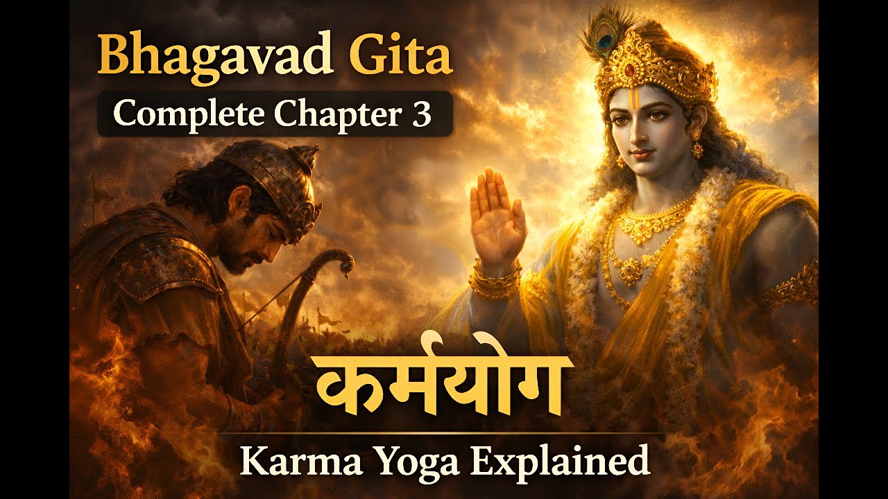 Bhagavad Gita Chapter 3 | कर्मयोग (Karma Yoga) – The Path of Right Action | 2 Divine Songs