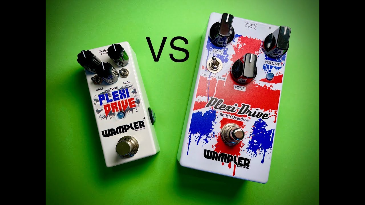 Wampler Plexi Drive vs Plexi Drive mini (guitar: Thorndal Tellus)