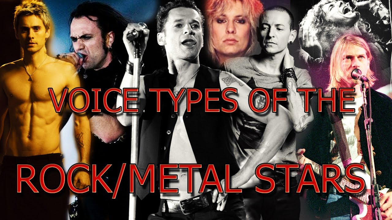 VOICE TYPES OF THE ROCK/METAL STARS (VOL1)