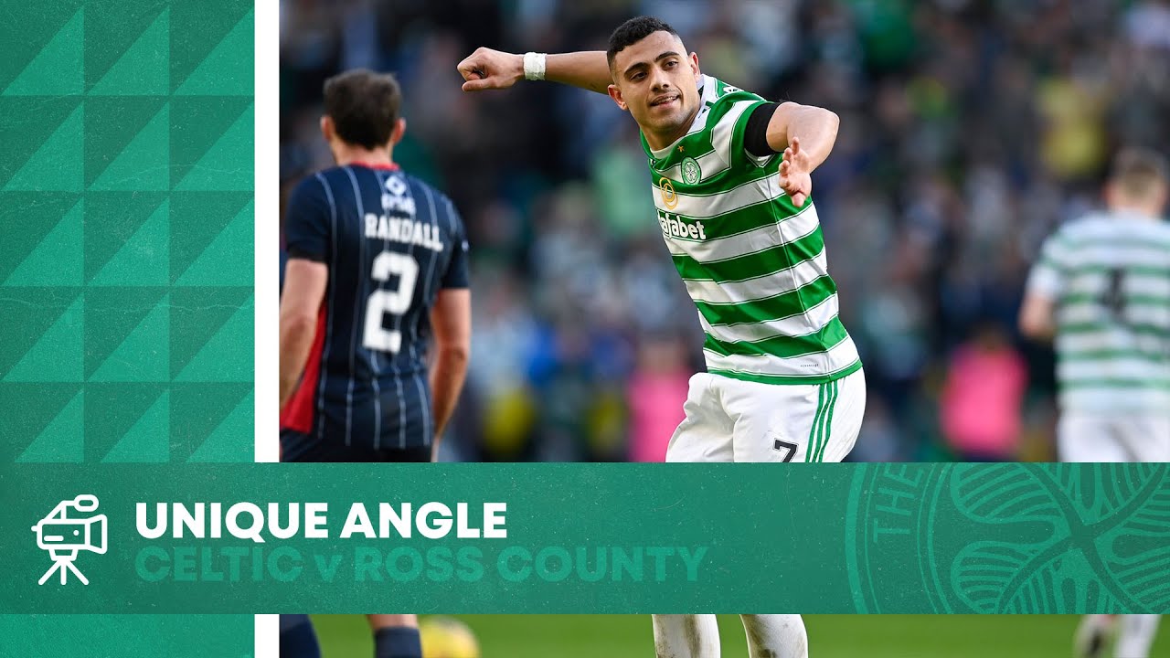🎥 UNIQUE ANGLE: Celtic 4-0 Ross County | Giakoumakis with ANOTHER Paradise hat-trick!
