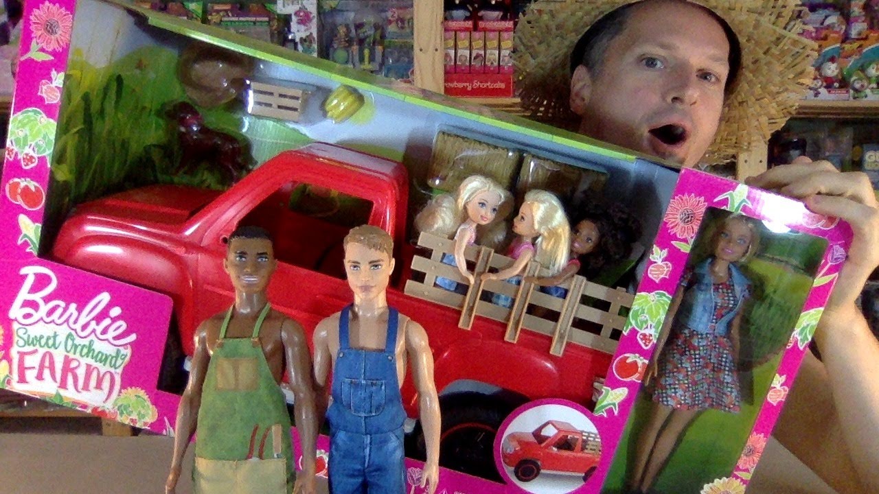 Barbie Sweet Orchard Farm Big Red Truck!