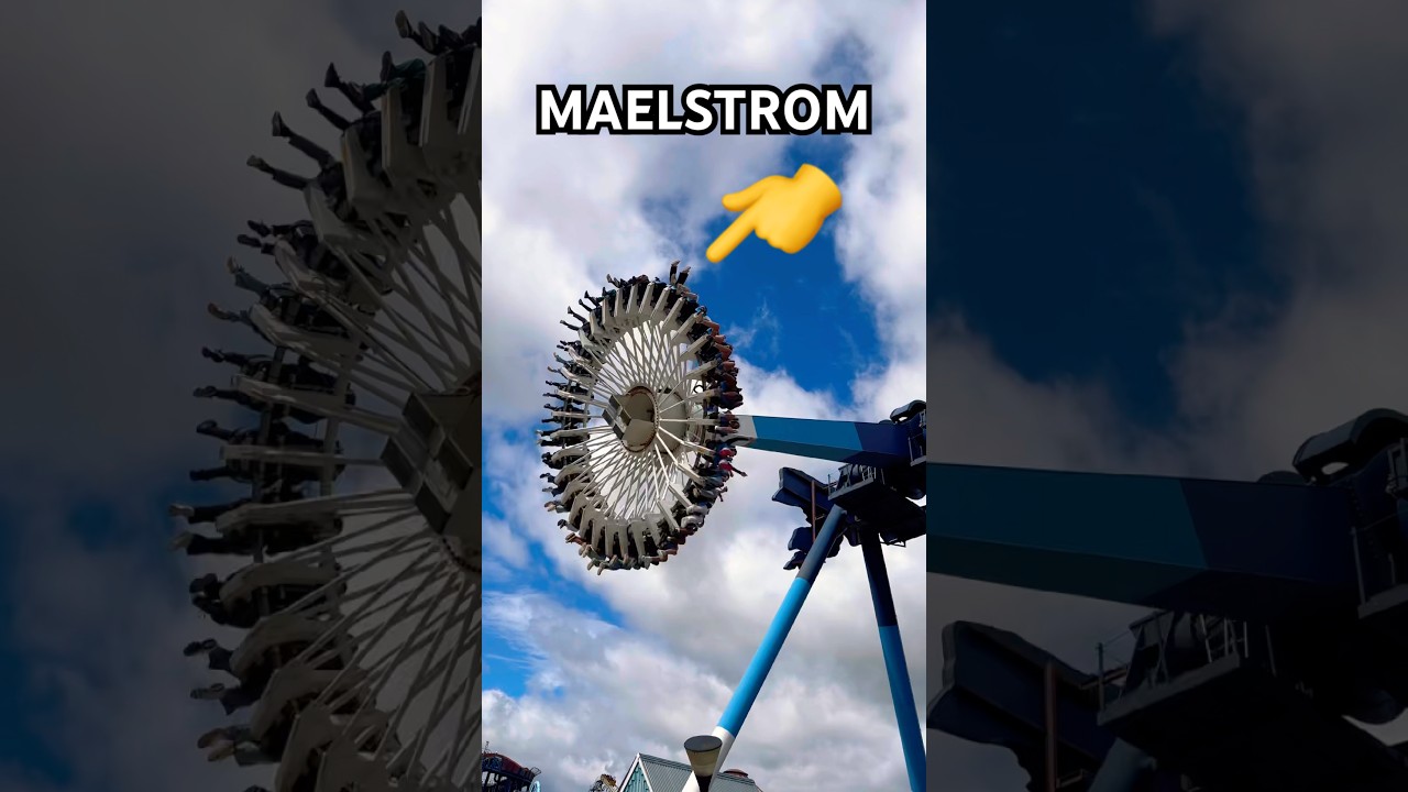 Have you been on Maelstrom ❓✨🎢😃 Super Fun & Big Gyro Swing at Drayton Manor ✨ 