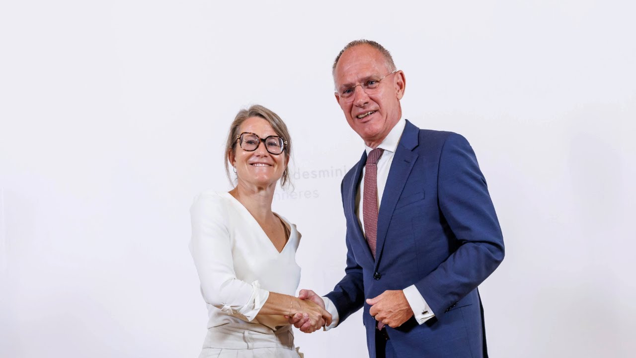 Doorstep Innenminister Gerhard Karner und die belgische Ministerin Anneleen Van Bossuyt