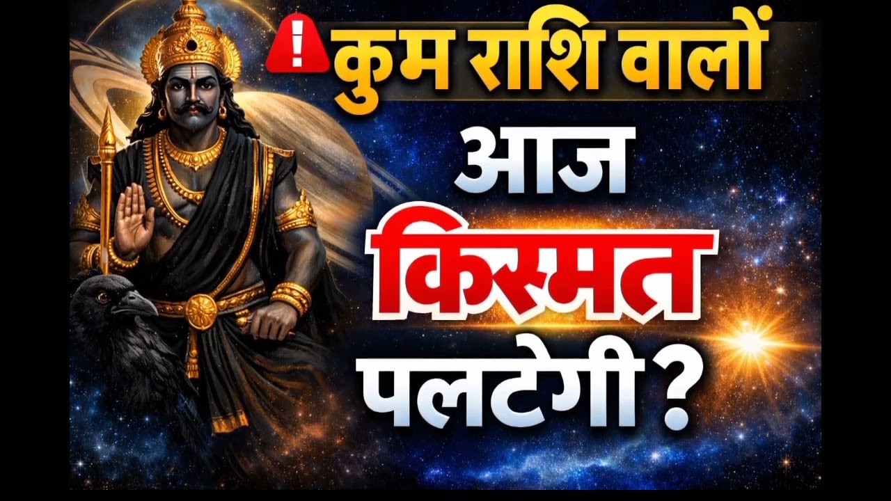 11 फरवरी कुंभ राशि वालों सावधान! आज शनि देव देंगे बड़ा संकेत ⚖️