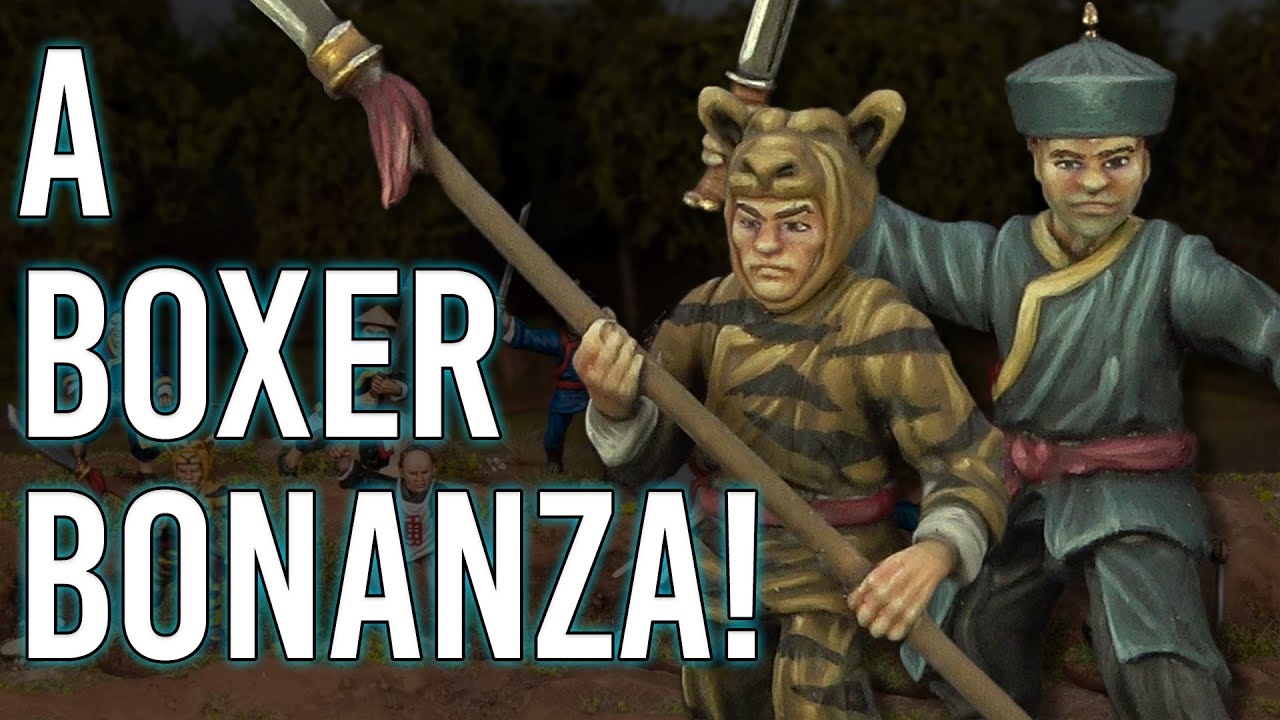 New Chinese Boxer minis, rules, and background books