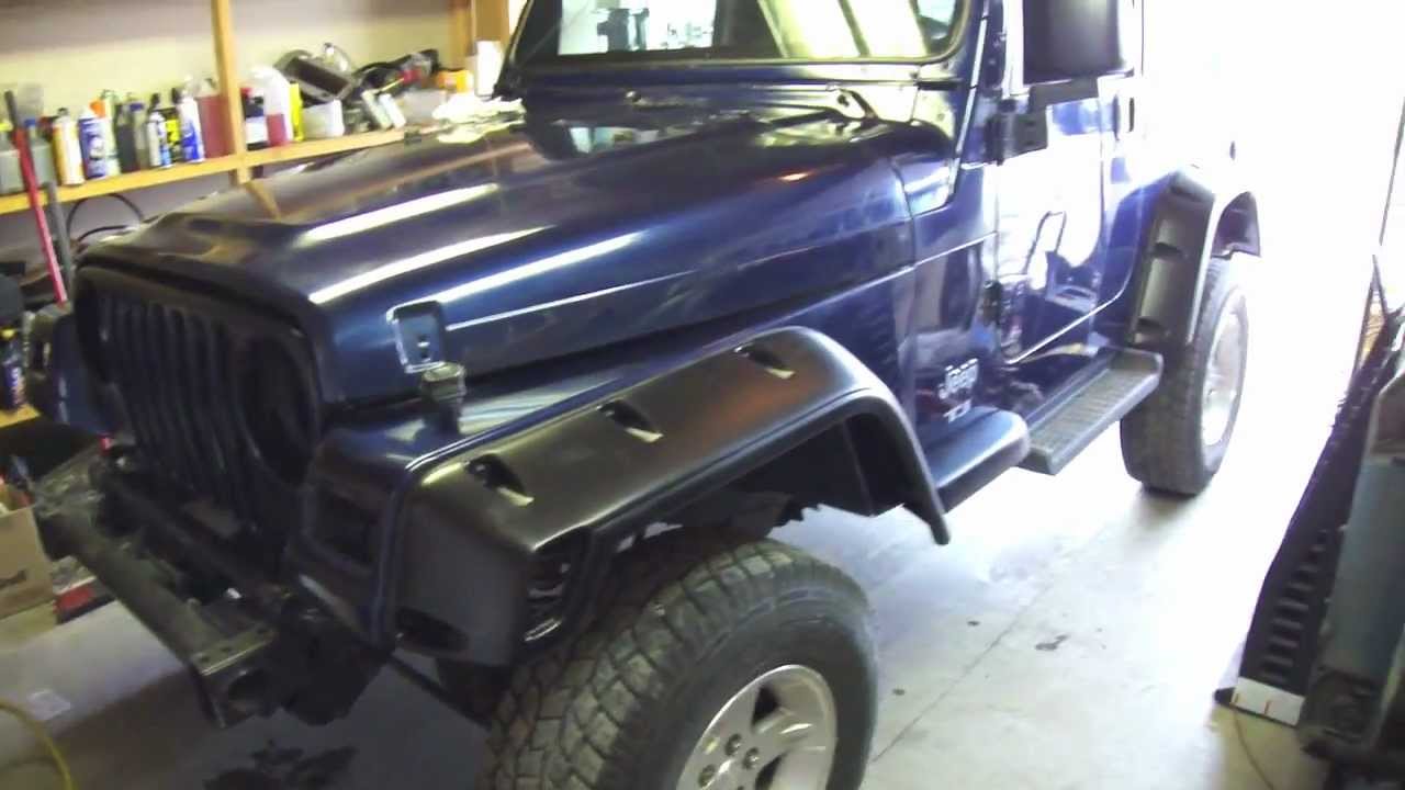 Installing Jeep Flares and Wheel Spacers