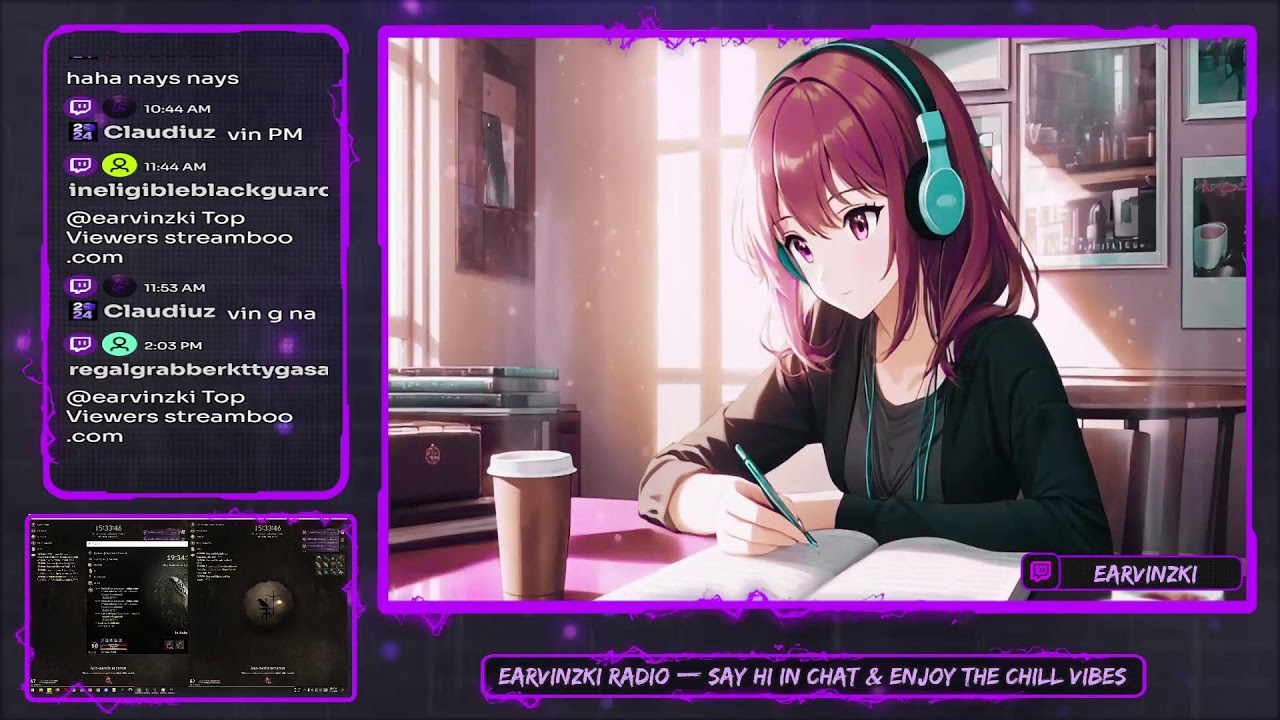 🌧️ Lofi Chill Beats 🎧 | Study • Work • Relax — 10H Live Lofi Radio | NC ⚔️ YMIR