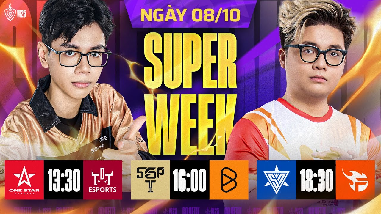 1S x TDT | SGP x BOX | SPN x FPT | GIAI ĐOẠN 2 - SUPER WEEK | ĐTDV M&Ugrave;A Đ&Ocirc;NG 2025 | 08/10