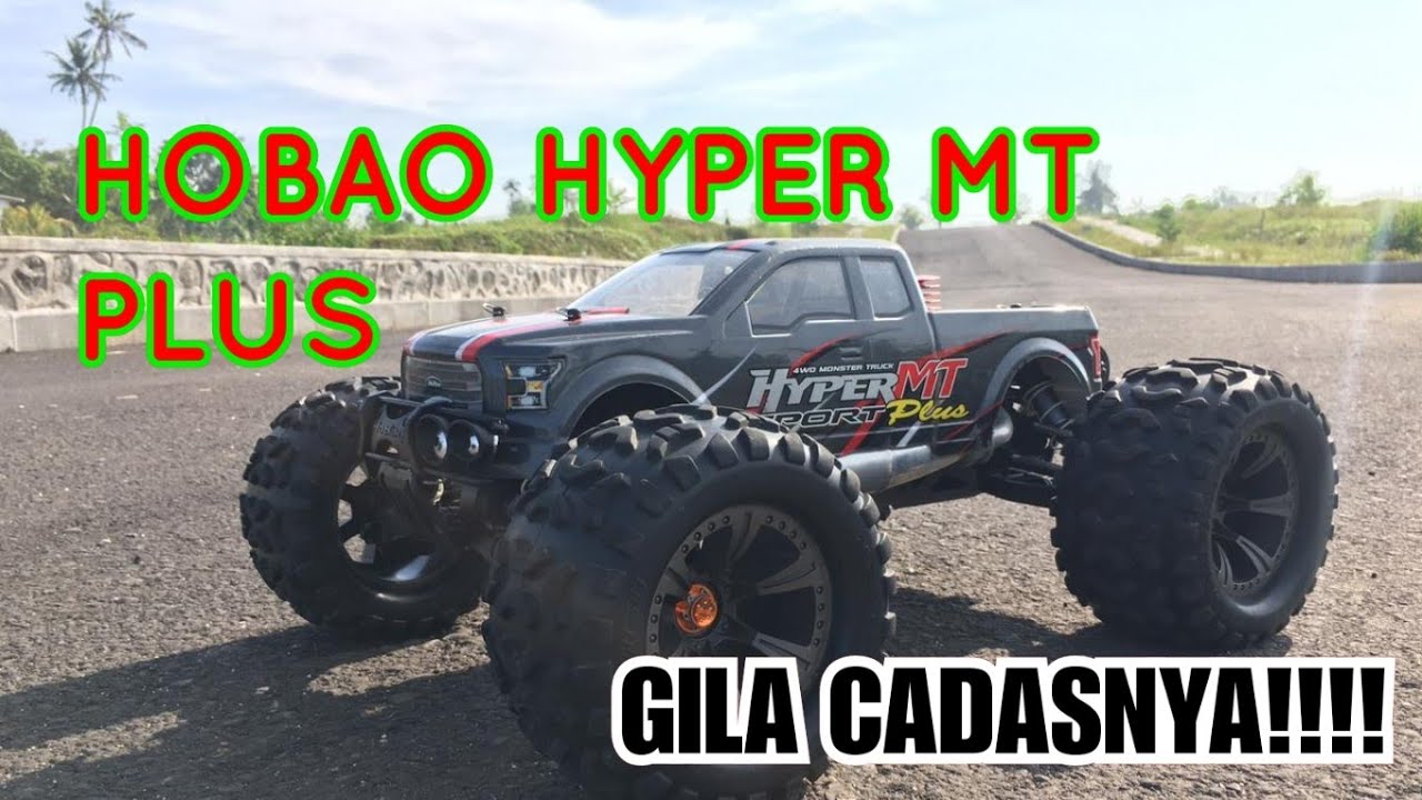EXTRAORDINARY !! RC MONSTER 1/8 HOBAO MT ENGINE POWERFUL AND ROAD