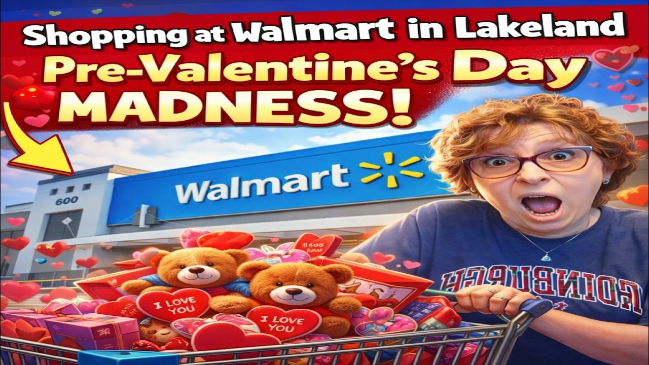 BIG Mistake! Tried Shopping at Walmart in Lakeland Day Before Valentine’s Day Total Chaos!