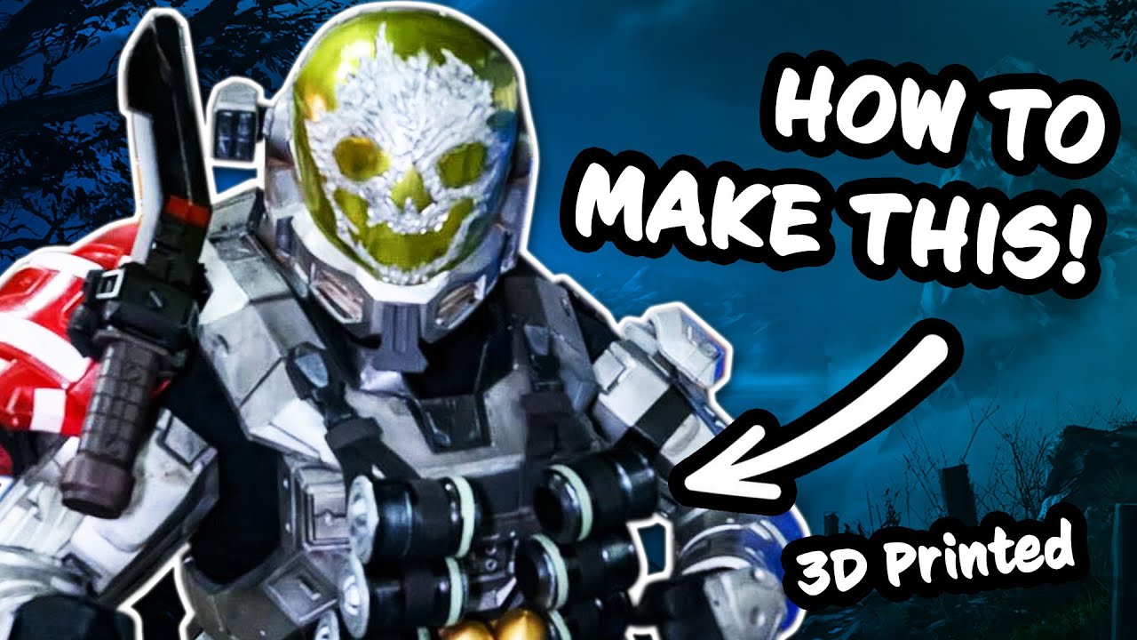 Как я напечатал на 3D-принтере косплей по Halo Reach для конкурса косплея!
