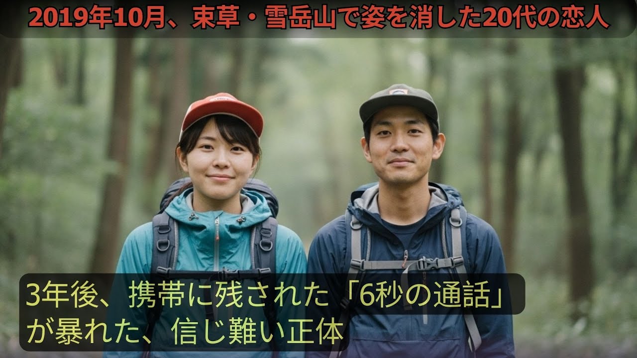 2019年10月、束草・雪岳山で消えた20代の恋人――3年後に発見された“6秒の通話”が暴いた、あまりにも残酷な真実