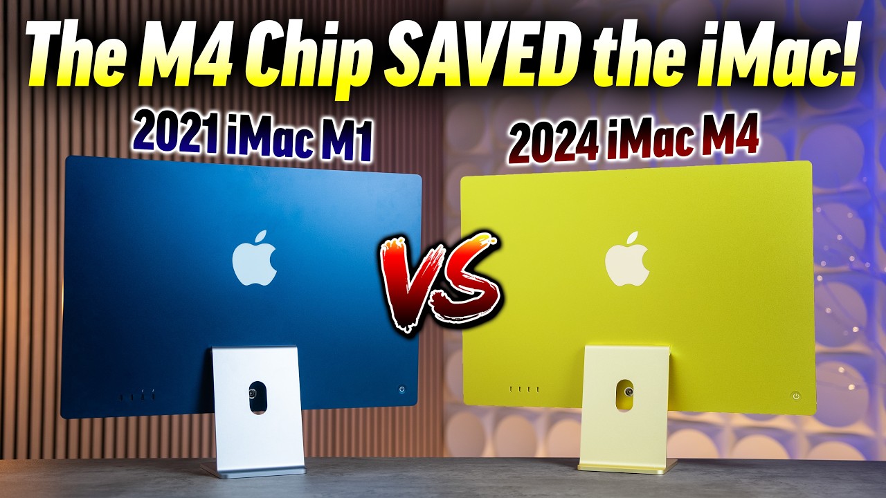 M4 iMac vs M1 iMac - Finally Fast Enough for Pros?!