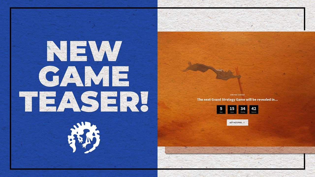 Paradox Interactive's Mystery Game Reveal Countdown!
