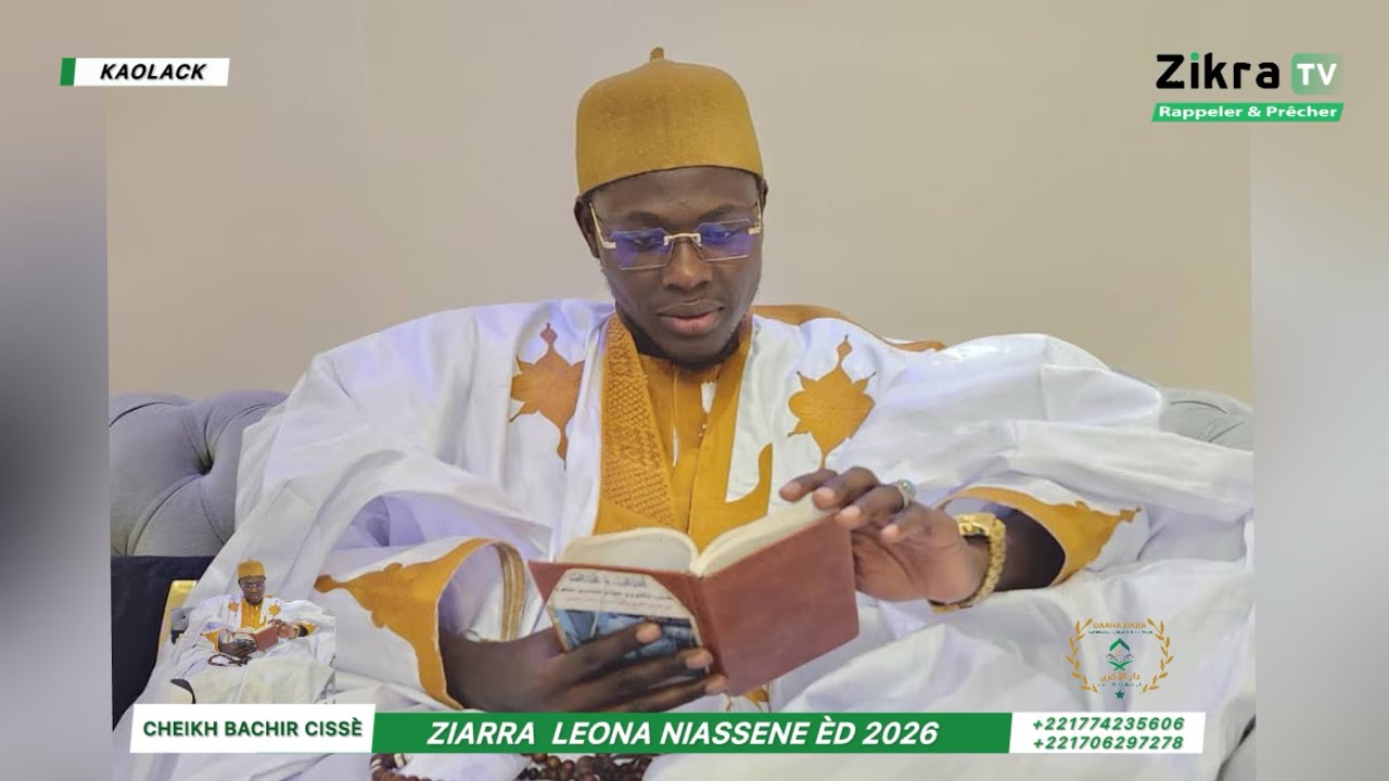 Discours Cheikh Bachir Cissé à Kaolack - Ziarra Mam Khalifa Niass - Leona Niassen èd 2026 