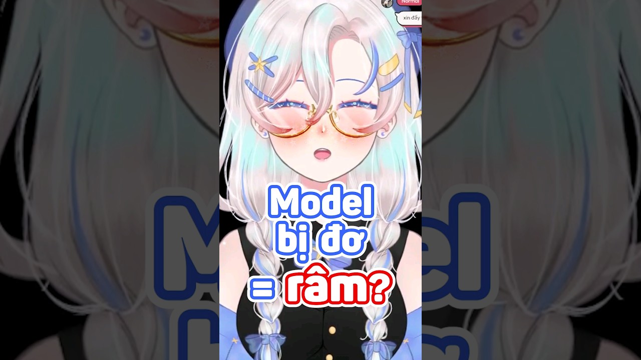 Biểu cảm tà râm của người bị đơ model... 
