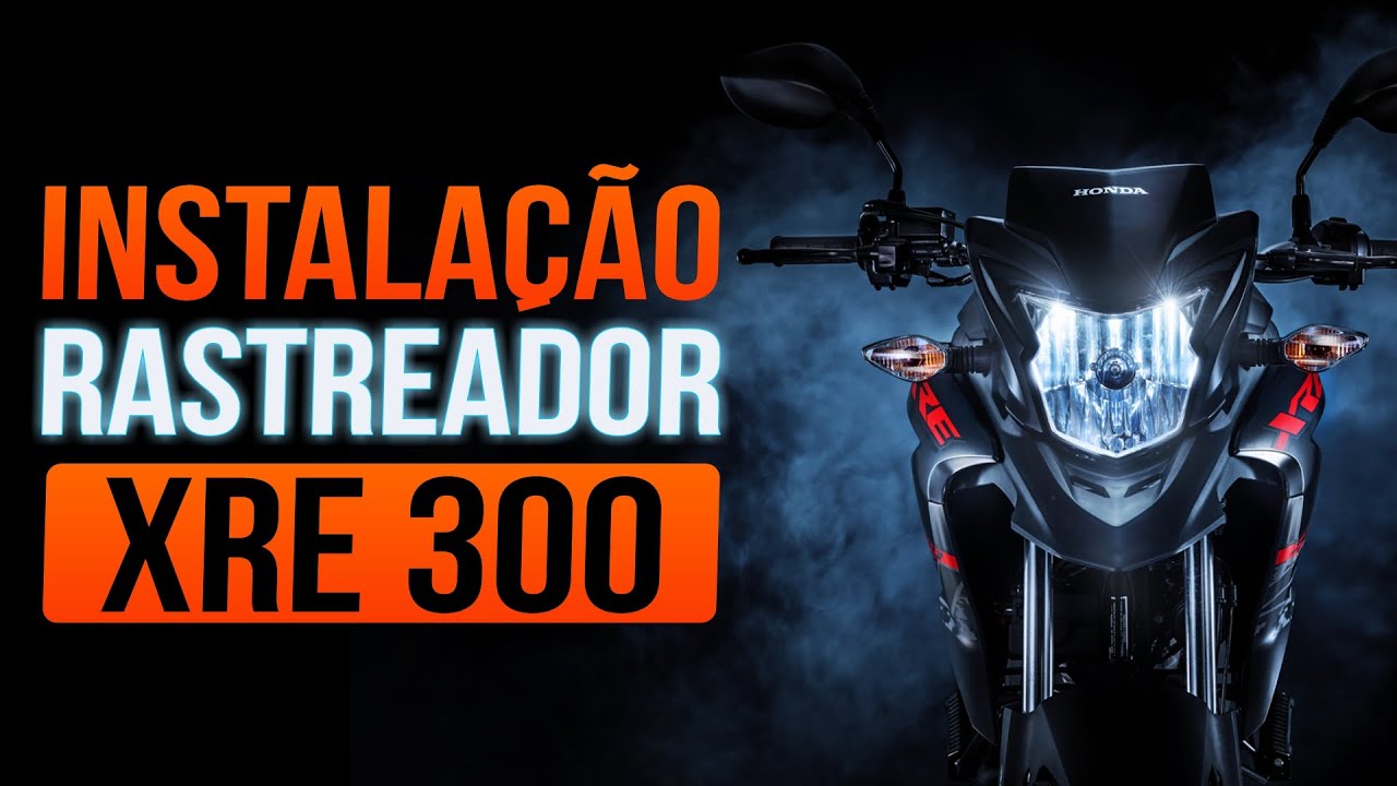 RASTREADOR SUNTECH ST310U INSTALAÇÃO NA MOTO HONDA XRE 300