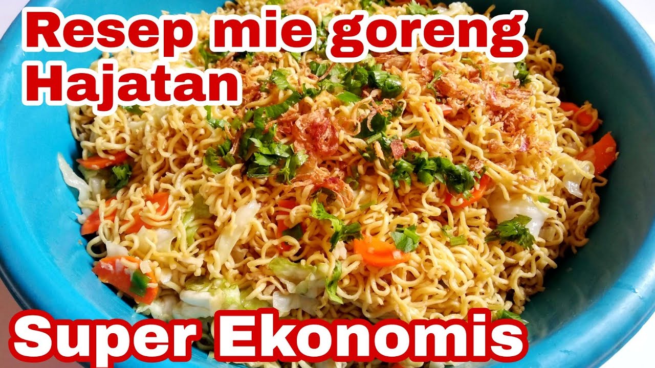 Resep Mie goreng ekonomis untuk hajatan maupun selametan | modal irit untung selangit