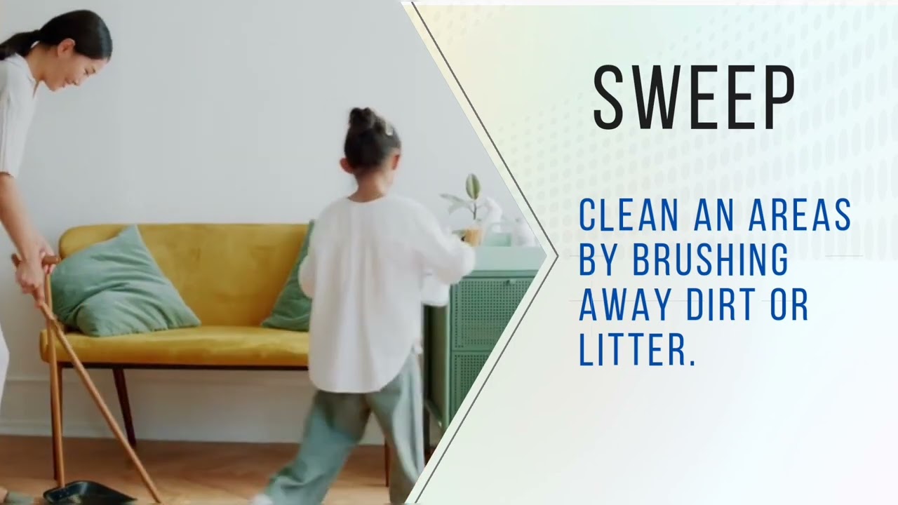 Learn basic English vocabulary for cleaning your house..