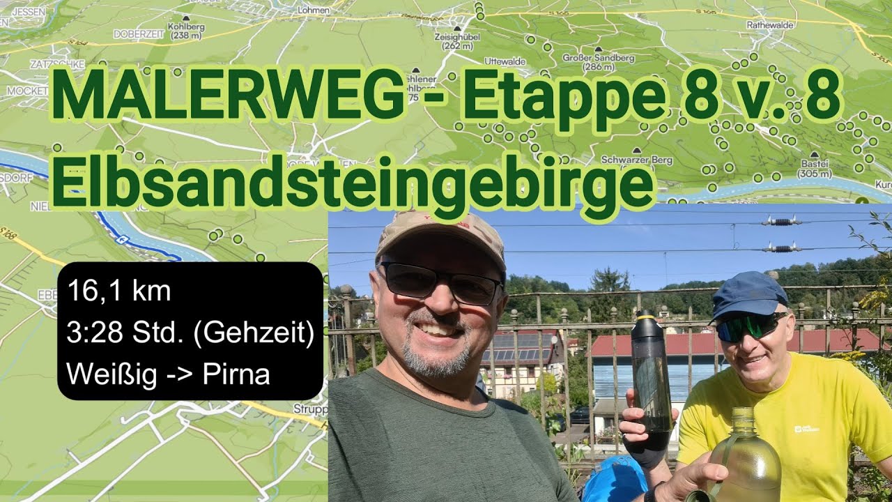 Malerweg Etappe 8 von 8 - Elbsandsteingebirge - Wandern