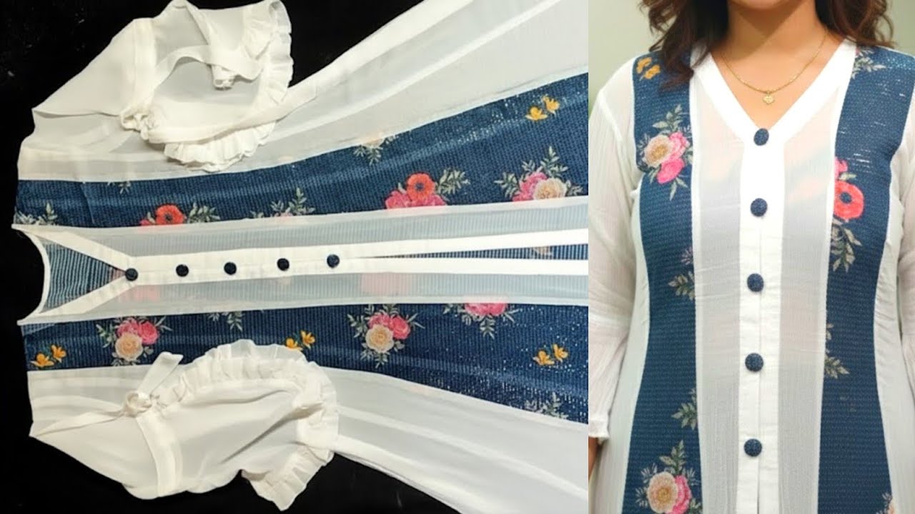 Trending  Shrug Cutting and Stitching/Shrug Dress Cutting and stitching/Pocket Shrug