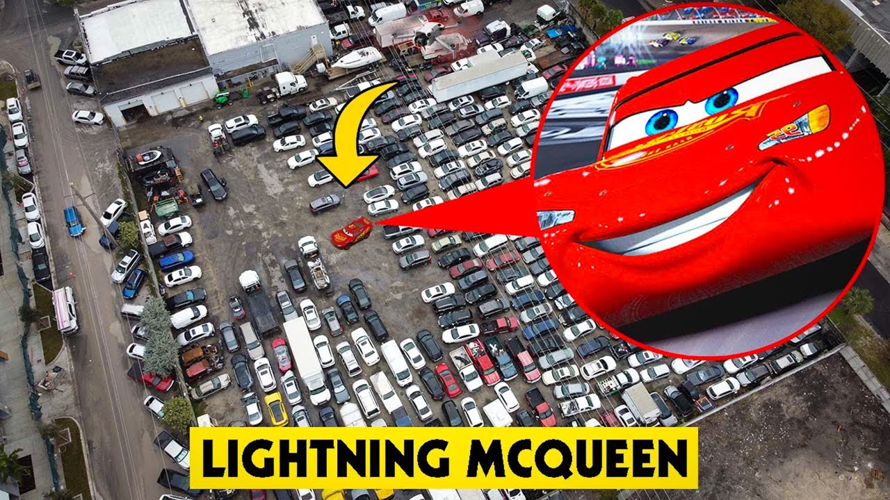 DRONE CATCHES LIGHTNING MCQUEEN FROM CARS THE MOVIE IN REAL LIFE!