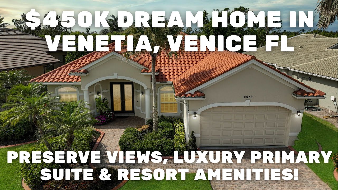 Preserve-View Home in Gated Venetia | 3-Bed Venice FL Retreat with Resort-Style Amenities