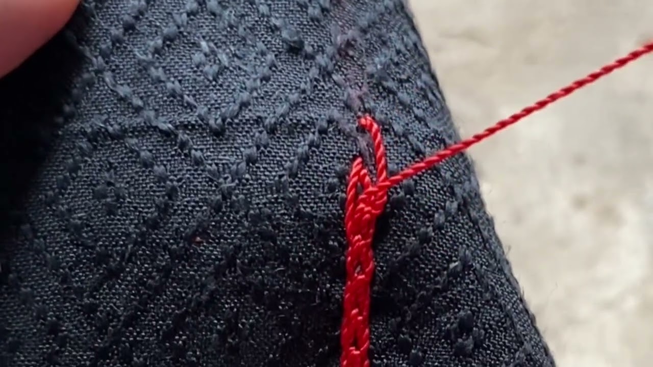 Hungarian chain embroidery ปักลายโซ่ฮังการี