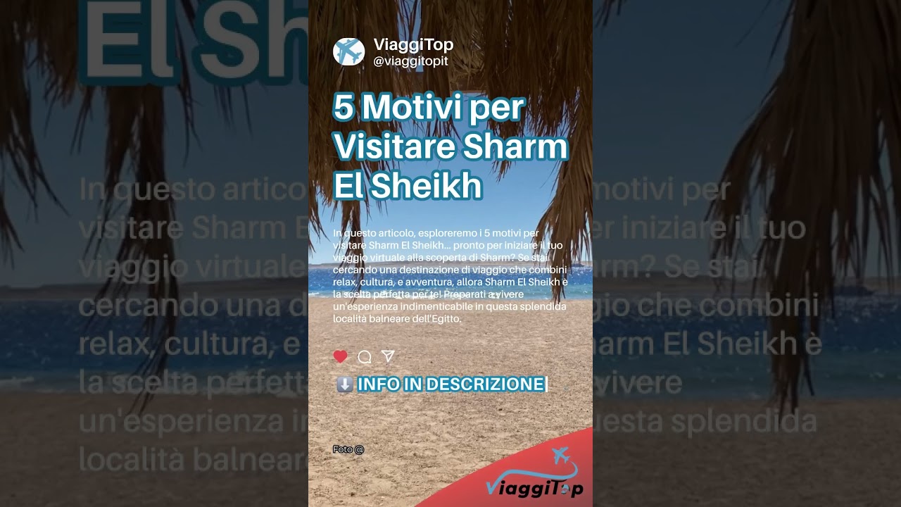 5 Motivi per Visitare Sharm El Sheikh