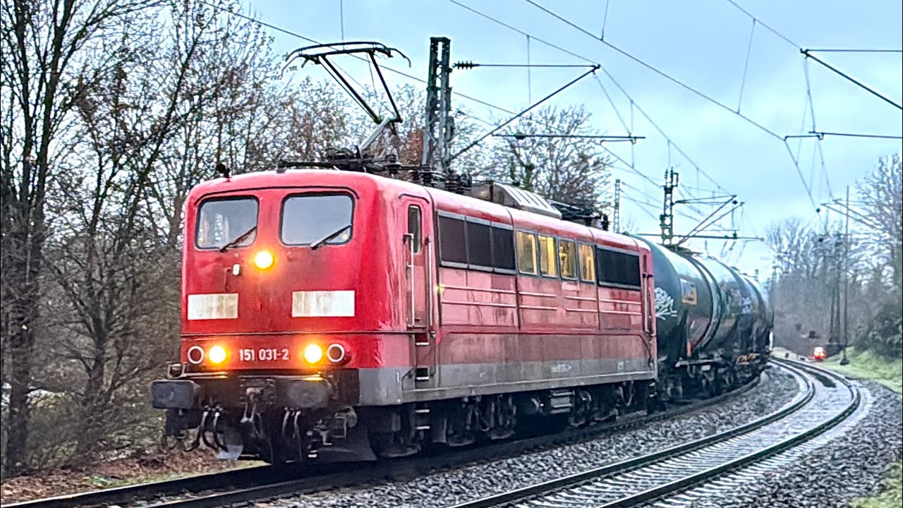 KonRail 151 031 mit Kesselwagen in Stuttgart-M&uuml;nster